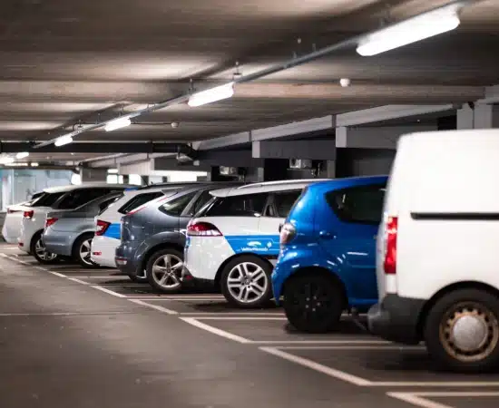 Car park air quality monitoring system in Singapore measuring CO and vehicle emissions in basement parking area
